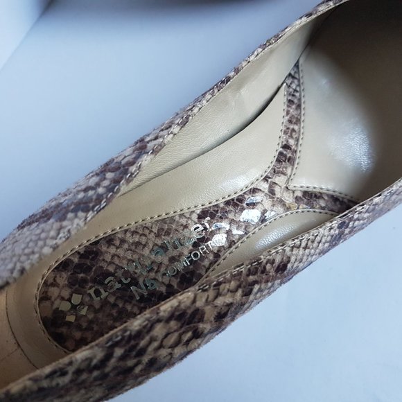 - Naturalizer Size 6.5 High Heel Shoes Snake Skin Look - Picture 4 of 6